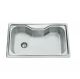 Jim Kitchen Sink, Shape S/Bowl 4, Overall Size 30 x 20 x 8inch, Bowl Size 24 x 17inch