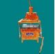 Manual Vibro Press Machine For Flyash Brick With Wheel Barrow-7.5hp