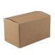 Boxify Corrugated Paper Storage, Size 4 x 4 x 4inch, Color Brown