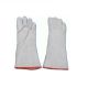 Fire Equipment Engineers Leather Hand Gloves, Size 14inch, Color White