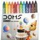 Doms Long Jambo 12 Shades Wax Crayon