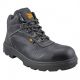 JCB Excavator Double Density Safety Shoes, Upper Full Grain Textured Leather