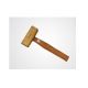 Ambitec Brass Hammer with Wooden Handle, Weight 3000 g