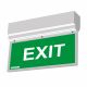MOP EXWLHGR Exit Emergency Light, Color Green