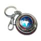Heady Daddy Captain American Shield Key Chain, Color Blue