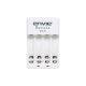 Envie ECR-20 Camera Battery Charger, Compatible Battery Size AA & AAA