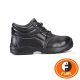 Fuel 612-8305 Brig High cut Laced Up Steel Toe Safety Shoes, Color Black