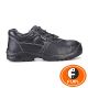 Fuel 649-8102 Commodore Medium Cut Laced Up Steel Toe Safety Shoes, Color Black