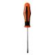 Groz SCDR/H/FL4/100 Slotted Tip Hex Shank Screwdriver, Size 4 x 100mm, Material S2 Steel, Hardened 58 - 62HRC