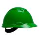 3M H-704V Ratchet Suspension Hard Hat, Color Green