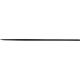 Kennedy KEN0315220K Round Cut 2 Needle File, Overall Length 140mm