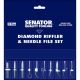 Kennedy SEN0332700K Diamond Riffler & Needle File Set
