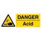 Safety Sign Store CW106-1029AL-01 Danger: Acid Sign Board