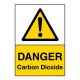 Safety Sign Store CW109-A4AL-01 Danger: Carbondioxide Sign Board