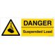 Safety Sign Store CW204-1029PC-01 Danger: Suspended Load Sign Board