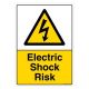 Safety Sign Store CW314-A3V-01 Electric Shock Risk Sign Board