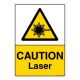 Safety Sign Store CW405-A3AL-01 Caution: Laser Sign Board