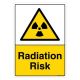 Safety Sign Store CW419-A4AL-01 Radiation Risk Sign Board