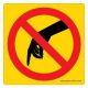 Safety Sign Store CW613-210AL-01 Do Not Touch-Graphic Sign Board