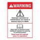 Safety Sign Store DS101-A6V-01 Warning: Read Manual Sign Board