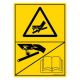 Safety Sign Store DS104-A6V-01 Danger: Operators Manual - Graphic Sign Board