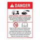 Safety Sign Store DS501-A6PC-01 Danger: Explosion Hazard Sign Board