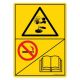 Safety Sign Store DS502-A6V-01 Danger: Explosion Hazard - Graphic Sign Board