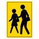 Safety Sign Store FS127-A3AL-01 Pedestrian Crossing-Graphic Sign Board