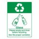Safety Sign Store FS206-A4V-01 Recyclable Glass Sign Board