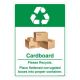 Safety Sign Store FS209-A4V-01 Recyclable Cardboard Sign Board