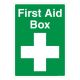Safety Sign Store FS409-A4PC-01 First Aid Box Sign Board