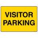 Safety Sign Store FS516-A4AL-01 Visitor Parking Sign Board