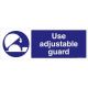 Safety Sign Store FS614-1029AL-01 Use Adjustable Guards Sign Board