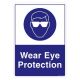 Safety Sign Store FS627-A4AL-01 Wear Eye Protection Sign Board