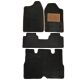 Leganza A2CW106-BLACKCar Footmat, Color Black, Material PVC, Finish Textured