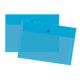 Solo CH 107 Document Envelope (Button), Size A4, Transparent Blue Color