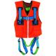 Udyogi UB 102 Jacket Harness with Integrated Fluorescent Jacket, Material Fray-Proof, Dope-Dyed Polyester Webbing