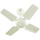 SKN-Bentex Ceiling Fan, Sweep 24inch, Color White