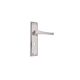 Harrison 38601 Collection Door Handle Set with Computer Key, Design Kyra, Finish CHROME, Material White Metal, Computer Key Length 250mm