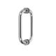 Harrison 0153A Glass Door Handle, Design D Type, Finish SN/CP, Size 25 x 325mm, Material SS(304)