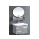 Elegant Casa PVC-200 Bathroom Cabinet, Main Cabinet Size 700 x 480 x 460mm, Mirror Size 700 x 700mm, Material PVC