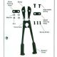 Eastman EBS12 Bolt Cutter Spares - Jaws, Plates, Nuts & Washers, Size 300mm, Series No E-2039-S