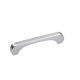 Harrison 0707 Exclusive Cabinet Handle, Design Lotus, Finish SN/CP, Size 4inch, Material White Metal