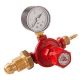 SAKHA Adjustable Regulator with Gauge, Inlet Connection 1/2inch, Outlet Connection 3/8inch