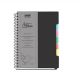Solo NB 556 Note Book (300 Pages), Size B5, Black  Color