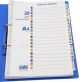 Solo SP 520 Separator (With Index - Set of 20) - A To Z, Size A4, Multi Color