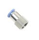 JELPC Pneumatic PCF Female Connector, Size 6 x 1/8inch