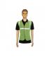 Safety AID Reflective Jacket, Color Green, Size 2 inch, Material Type Net