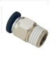 JELPC Pneumatic PC Male Connector, Size 4 x 1/8inch