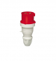 Hensel 279406 Plug Watertight, Current Rating 125A, No. of Pole 3P + E